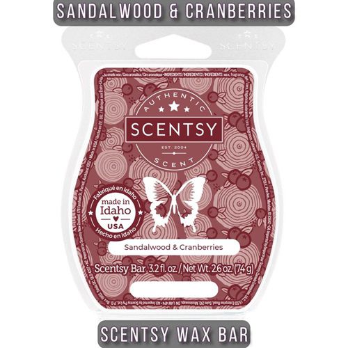 Sandalwood & Cranberries Scentsy Bar Sandalwood & Cranberries Scentsy Bar