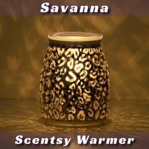 Savanna Scentsy Warmer | Lit, Dark