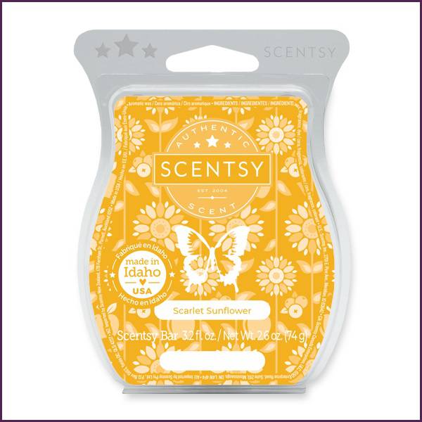 Scarlet Sunflower Scentsy Wax Bar