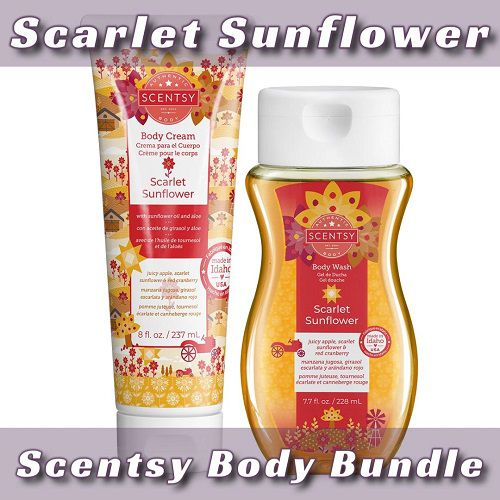 Scarlet Sunflower Scentsy Body Bundle