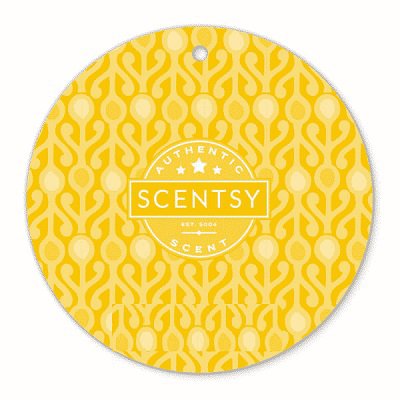 Scarlet Sunflower Scentsy Scent Circle Stock Image