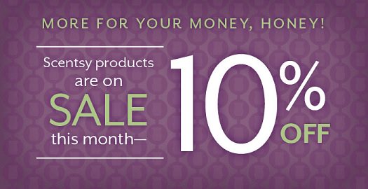 Save 10% - Scentsy August Sale