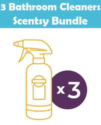 3 Scentsy Bathroom Cleaners Bundle
