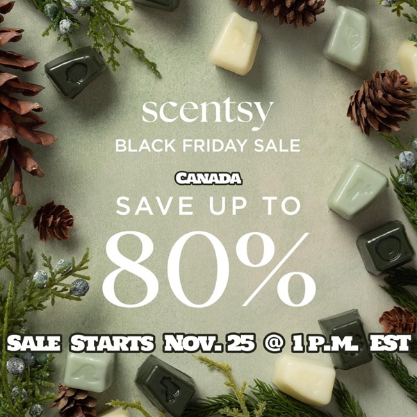 Black Friday Scentsy Flash Sale | Canada