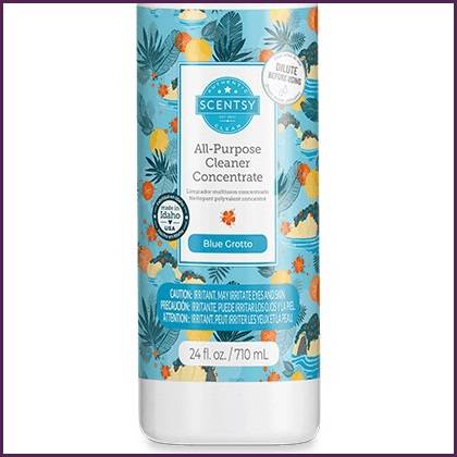 Blue Grotto Scentsy All-Purpose Cleaner Stock Blue Grotto Scentsy All-Purpose Cleaner Stock