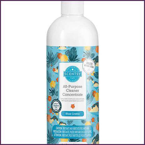 Blue Grotto Scentsy All-Purpose Cleaner Staged