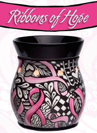 Scentsy Breast Cancer Warmer - Ribbons of Hope