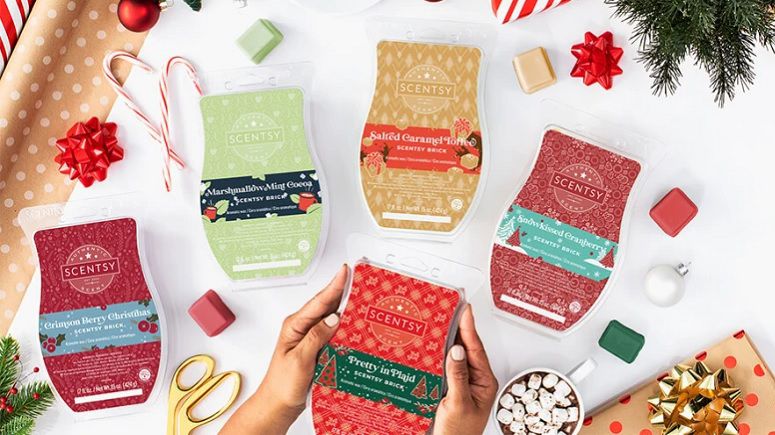 Scentsy Holiday and Christmas Bricks Banner 2023