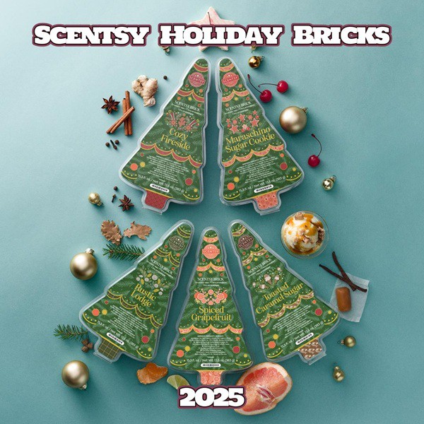 Scentsy Holiday Bricks 2025