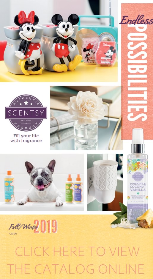 Scentsy Fall & Winter 2019 Catalog Tanya Charette