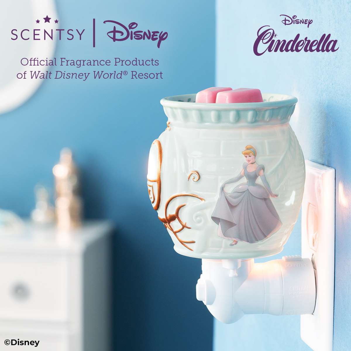 Cinderella Scentsy Mini Warmer