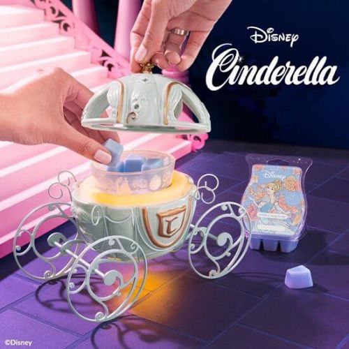 Cinderella Scentsy Warmer | Lid Off