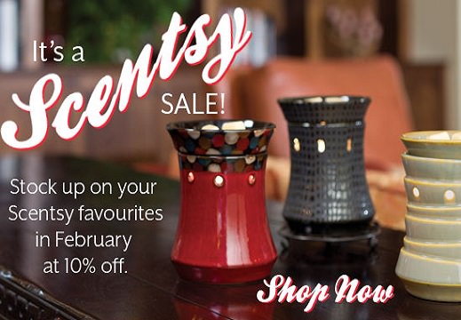 Scentsy Sale: Save 10% Off in The Month of February
