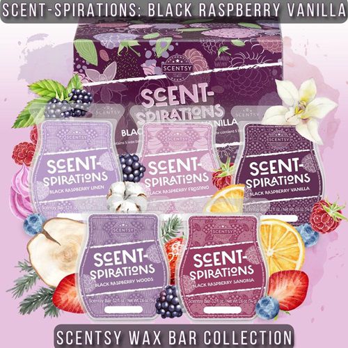 Scentsy Scent-Spirations: Black Raspberry Vanilla Wax Collection