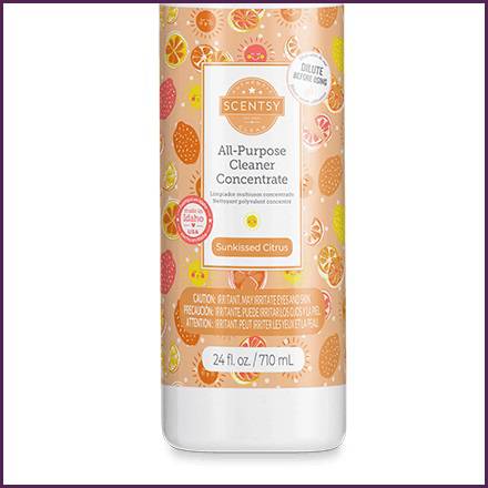 Sunkissed Citrus All-Purpose Scentsy Cleaner Staged
