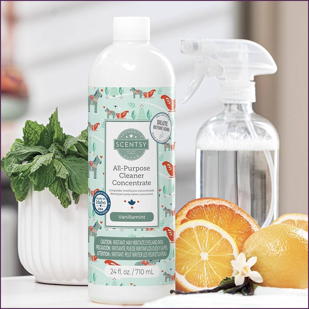 Vanillamint All-Purpose Scentsy Cleaner Staged 2
