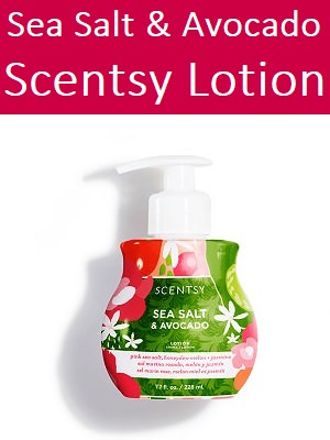 Sea Salt and Avocado Scentsy Lotion