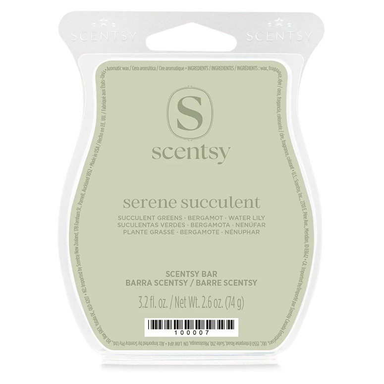 Serene Succulent Scentsy Bar | Happiness Blooms Collection