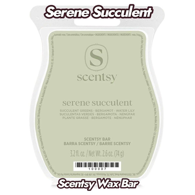 Serene Succulent Scentsy Bar