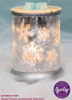 The Scentsy Warmer Of The Month For December - Silver Frost