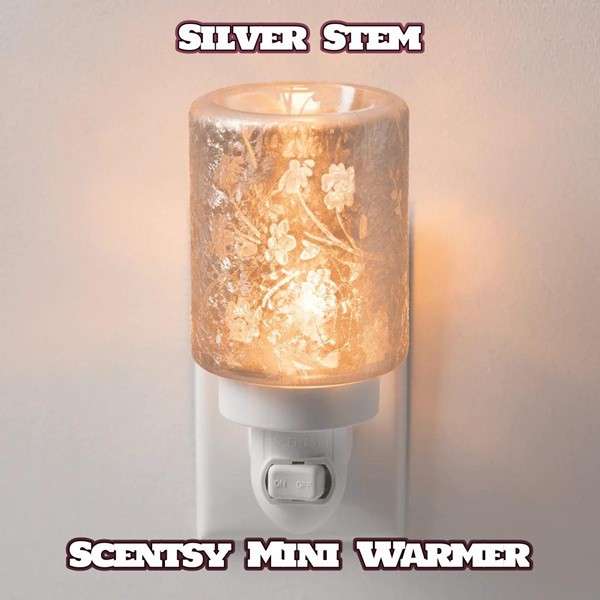Silver Stem Scentsy Mini Warmer Silver Stem Scentsy Mini Warmer