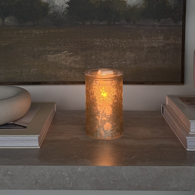 Silver Stem Scentsy Warmer Stylized 2