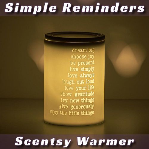 Simple Reminders Scentsy Warmer