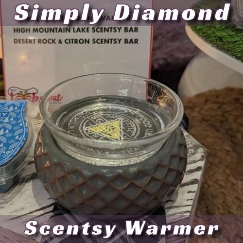 Simply Diamond Scentsy Warmer | No Wax