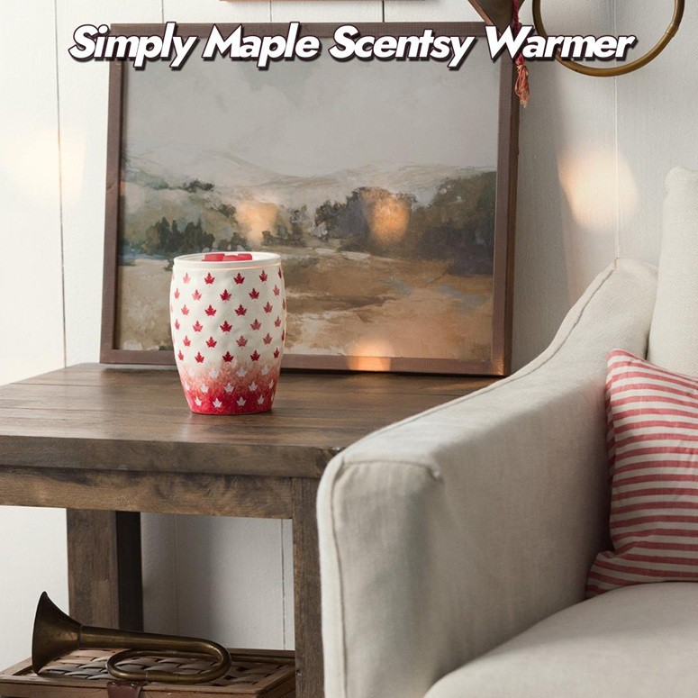 Simply Maple Scentsy Warmer Stylized