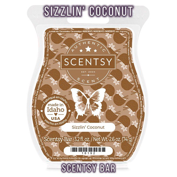 Sizzlin’ Coconut Scentsy Bar