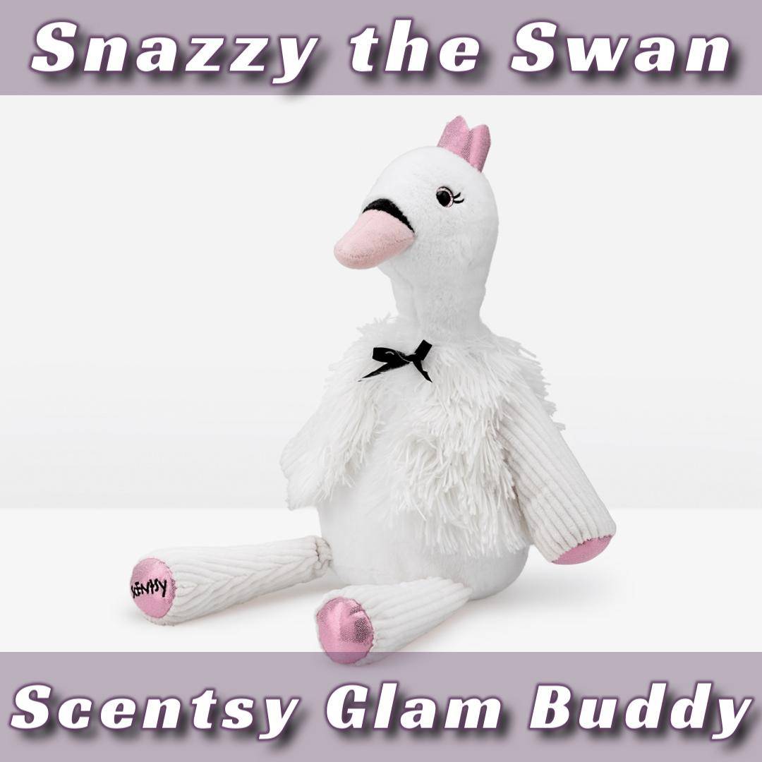 Snazzy the Swan Scentsy Buddy | Front Side