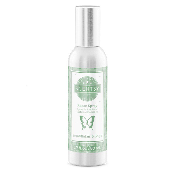 Snowflakes & Sage Scentsy Room Spray Snowflakes & Sage Scentsy Room Spray