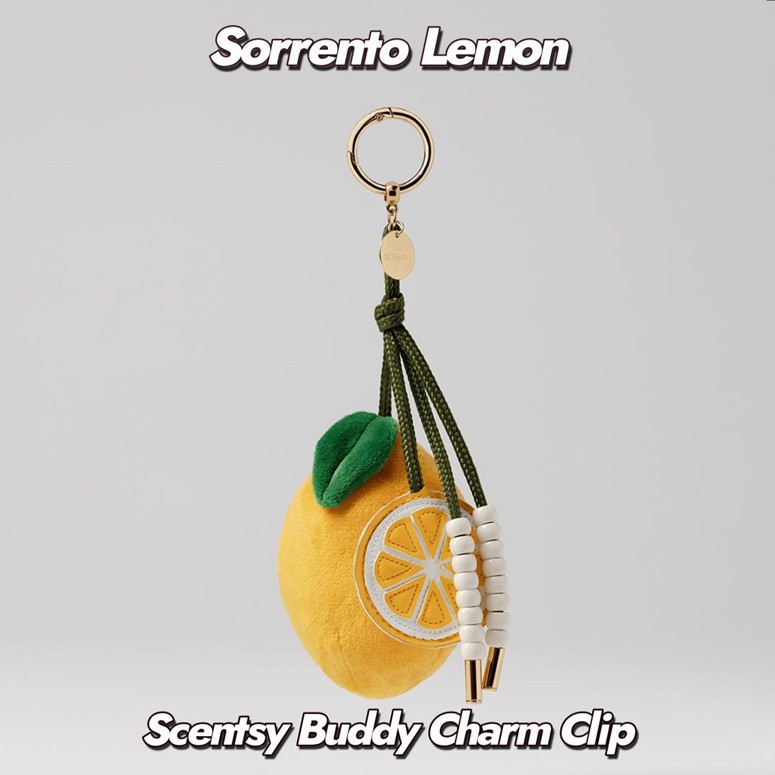 Sorrento Lemon Scentsy Buddy Charm Clip Sorrento Lemon Scentsy Buddy Charm Clip