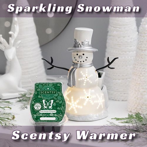 Sparkling Snowman Scentsy Wax Warmer