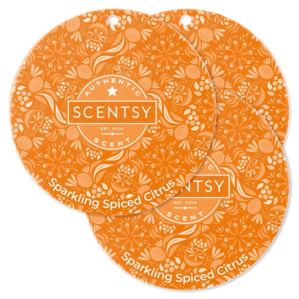 Sparkling Spiced Citrus Scentsy Scent Circle