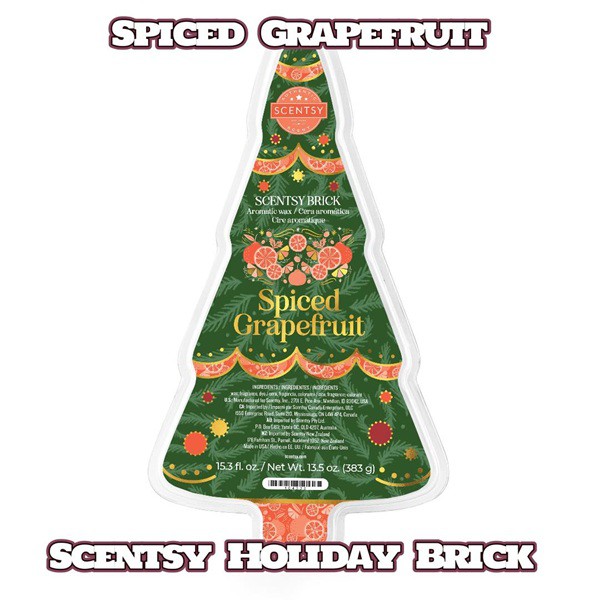 Spiced Grapefruit Scentsy Holiday Brick Spiced Grapefruit Scentsy Holiday Brick