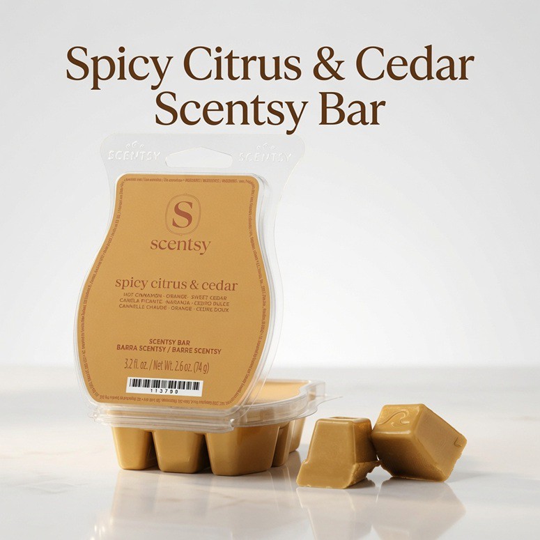 Spicy Citrus & Cedar Scentsy Bar Spicy Citrus & Cedar Scentsy Bar