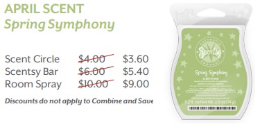 Spring Symphony is the April 2015 Scent Of The Month