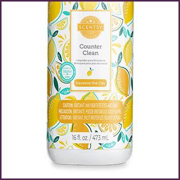 Squeeze The Day Scentsy Counter Cleaner Bottom
