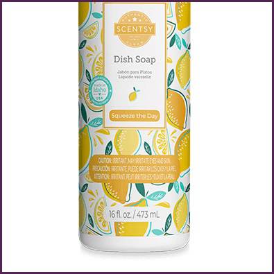 Squeeze The Day Scentsy Dish Soap Bottom