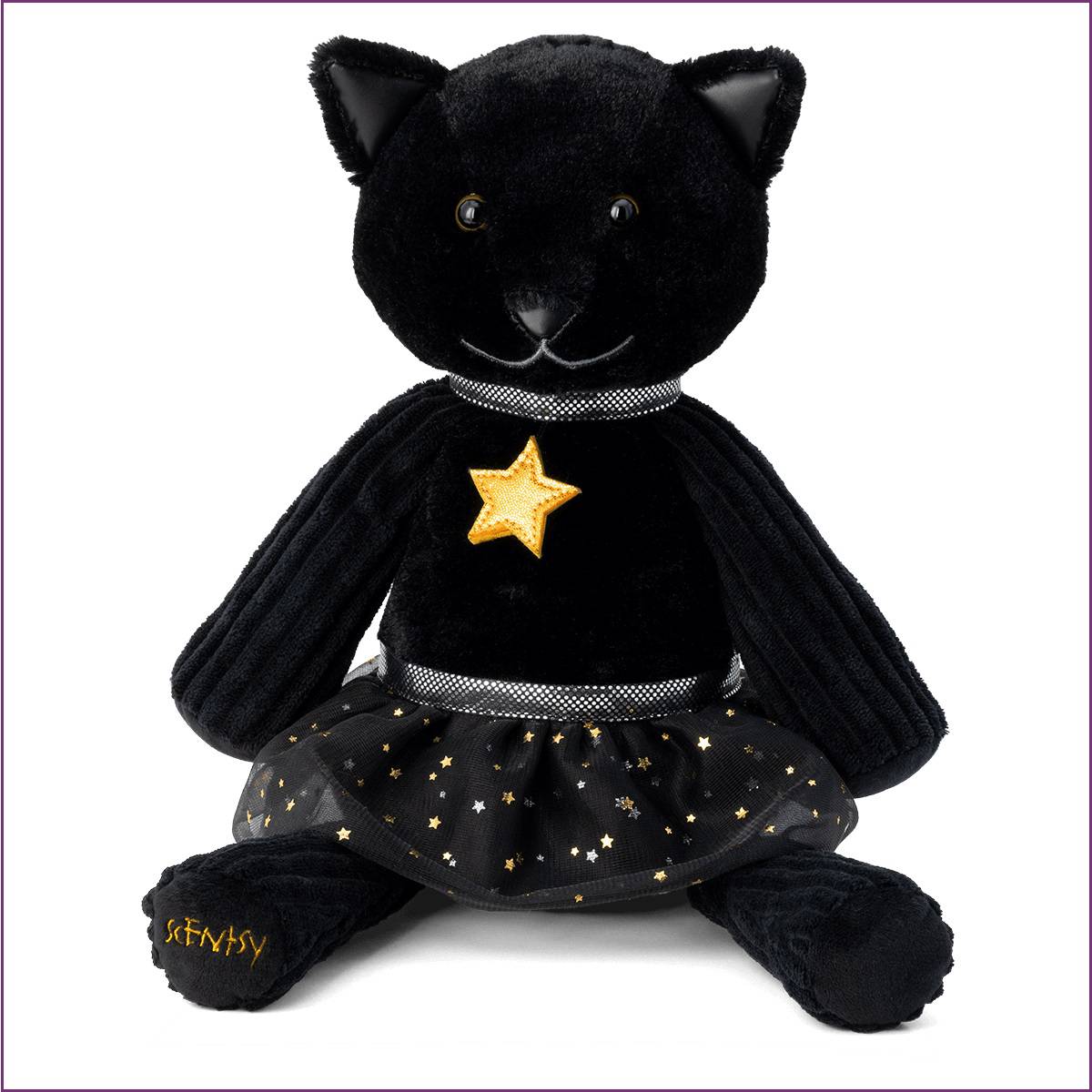 Star the Black Cat Scentsy Buddy Stock Front
