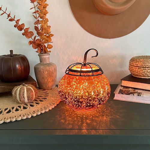 Starry Pumpkin Scentsy Warmer | Styled