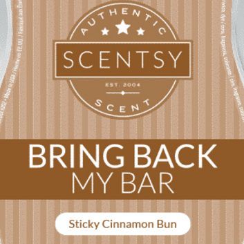 Sticky Cinnamon Bun Scentsy Wax Bar Alt