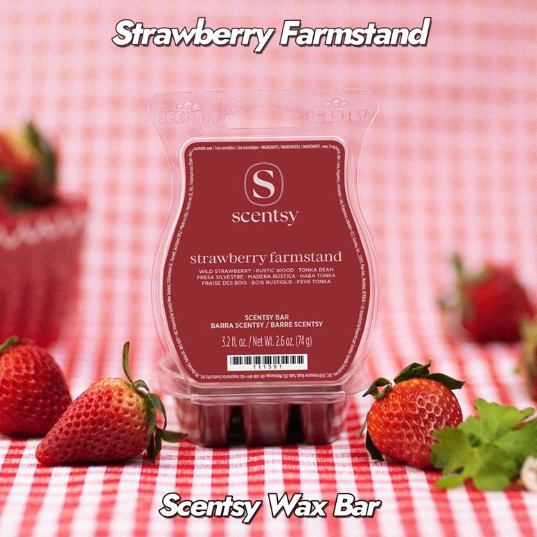 Strawberry Farmstand Scentsy Bar