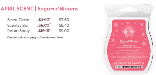 Sugared Blooms is the April 2014 Scent Of The Month