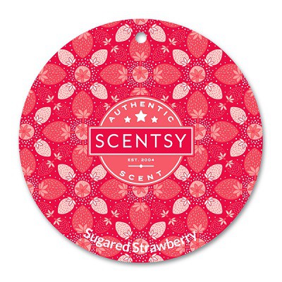 Sugared Strawberry Scentsy Scent Circle
