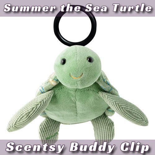 Summer the Sea Turtle Scentsy Buddy Clip