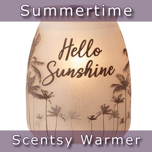 Summertime Scentsy Warmer | Stock Lit Summertime Scentsy Warmer | Stock Lit