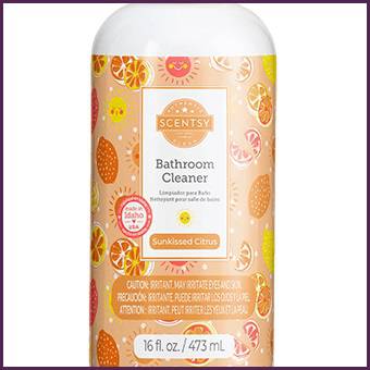 Sunkissed Citrus Scentsy Bathroom Cleaner Middle