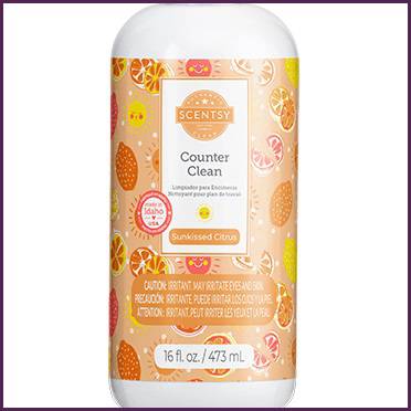 Sunkissed Citrus Scentsy Counter Cleaner Middle